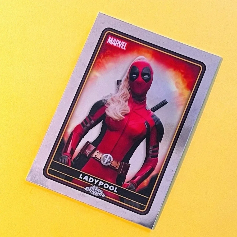 2025 Topps Chrome Deadpool & Wolverine #27 Ladypool Base Marvel‎